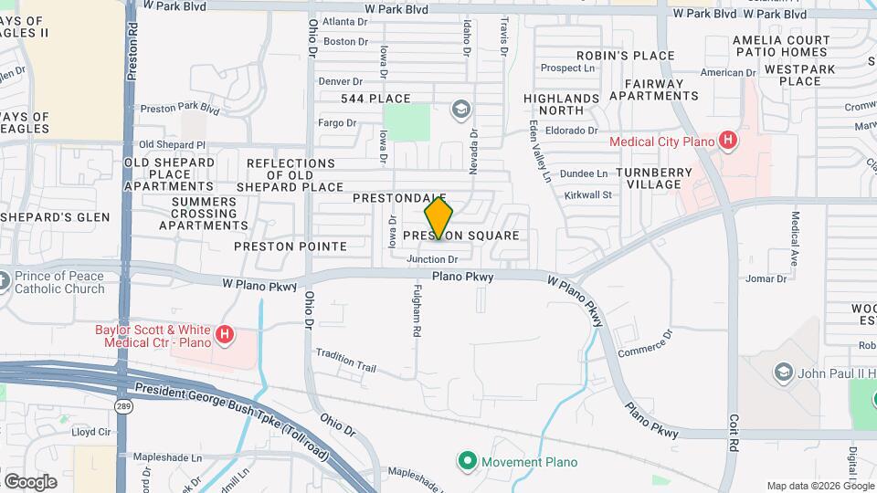 4436 Odessa Dr Map and Location Details