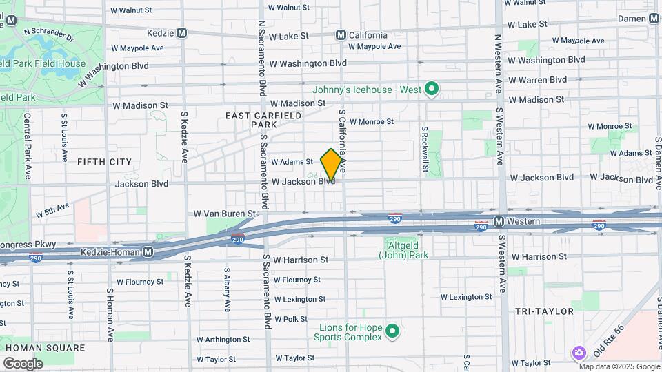 2819 W Jackson Blvd Map and Location Details