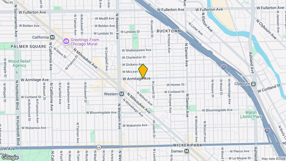 2237 W Armitage Ave Map and Location Details