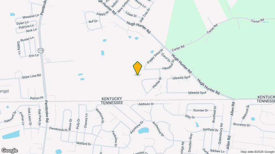 1945 Timberline Cir Map and Location Details