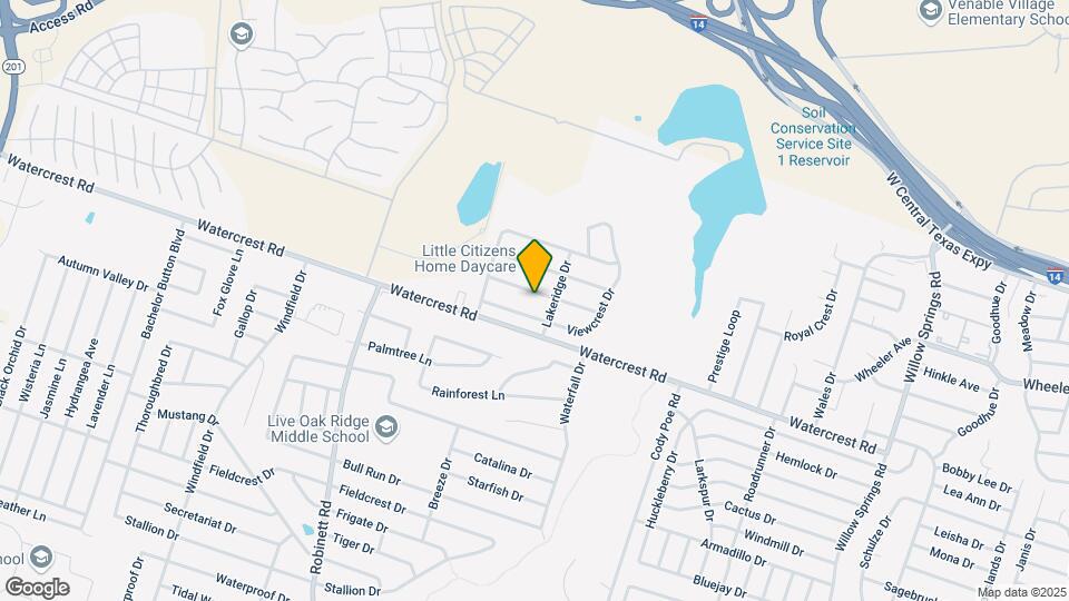 3504 Woodlake Dr Map and Location Details