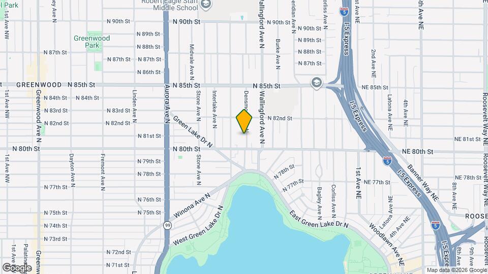 8023 Densmore Ave N Map and Location Details
