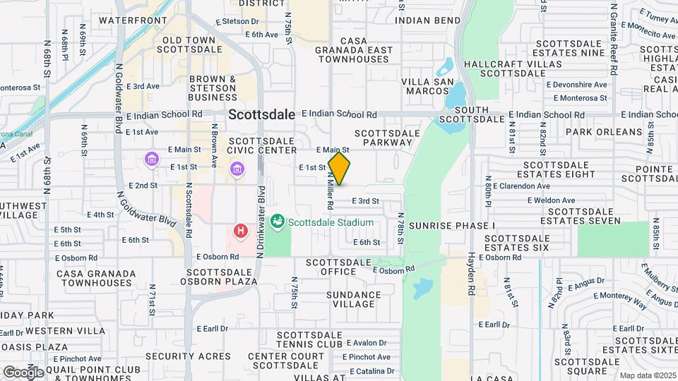 Scottsdale Resort Apartments Map and Location Details