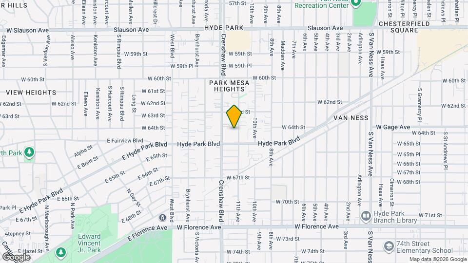 6409 11th Ave Mapa y Detalles de la Ubicación