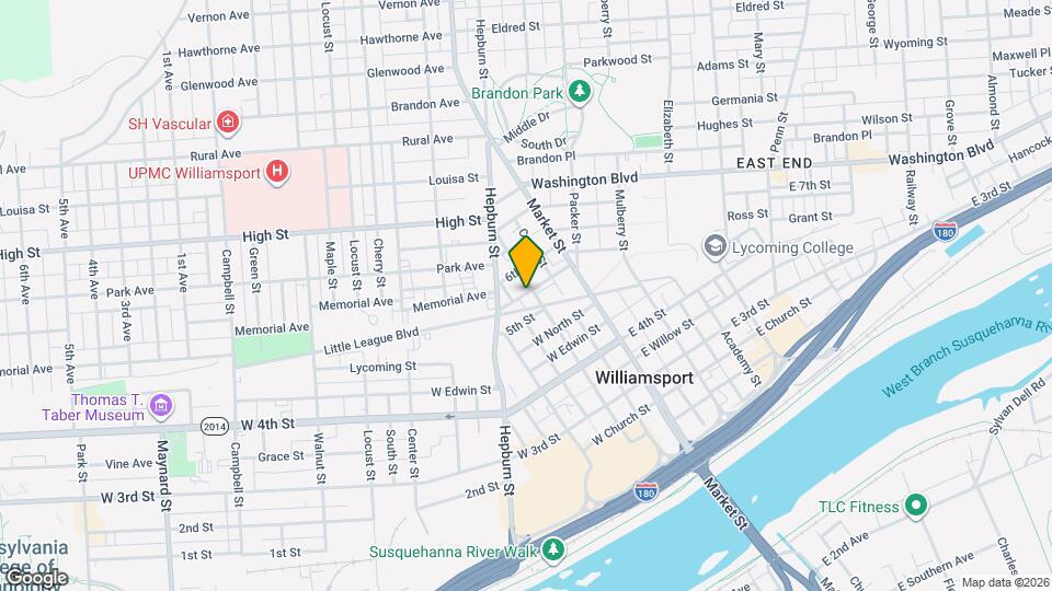 509 Pine St, Unit 2 Mapa y Detalles de la Ubicación