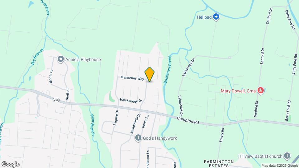 3338 Meadowhill Dr Map and Location Details