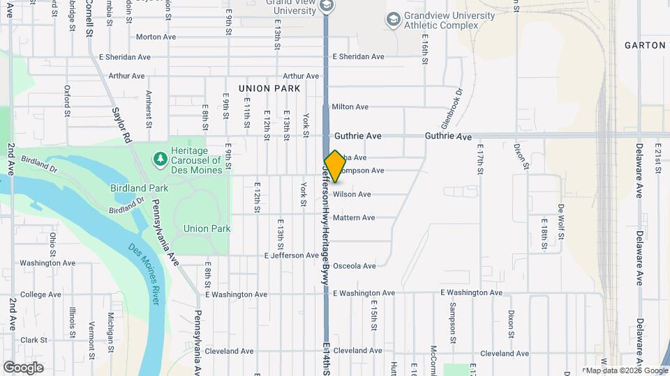 1410 Wilson Ave Map and Location Details