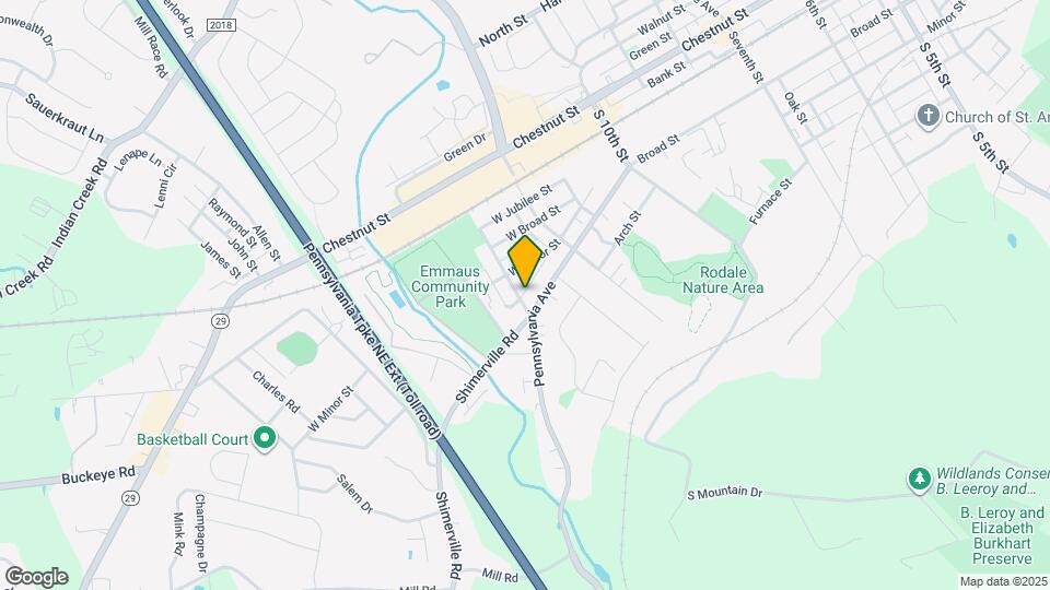 1269 Pennsylvania Ave Map and Location Details