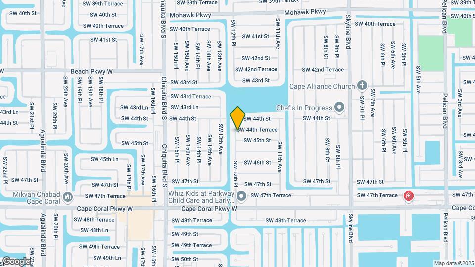 1156 SW 44th Terrace Map and Location Details
