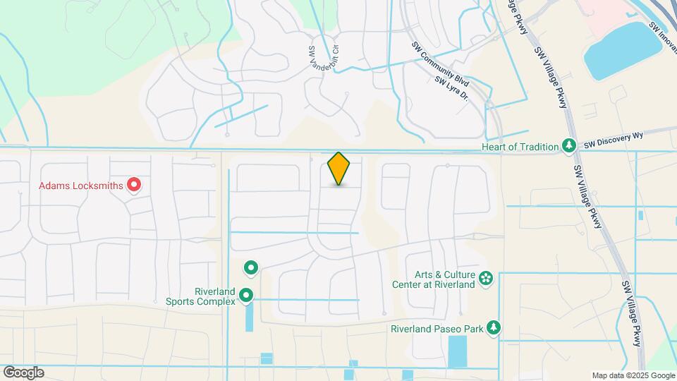11396 SW Willow Ln Map and Location Details