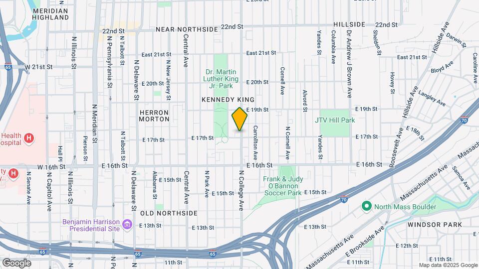 664 E 17th St Map and Location Details