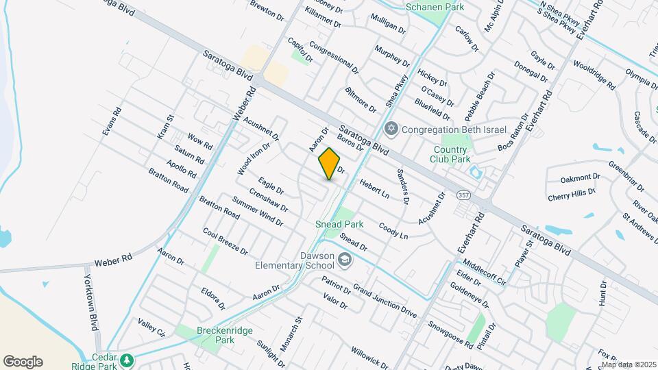 4317 Acushnet Dr, Unit D Map and Location Details