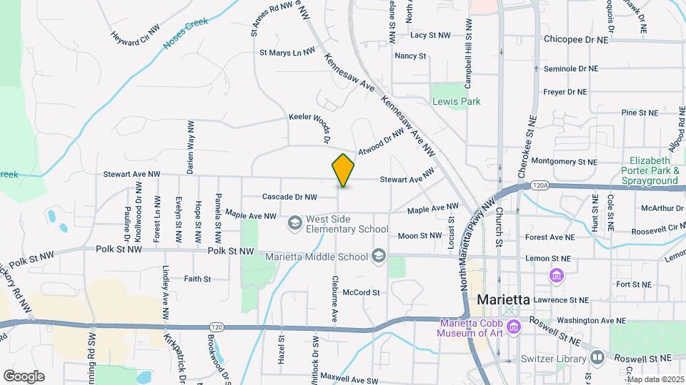 276 Cleburne Ave NW Map and Location Details
