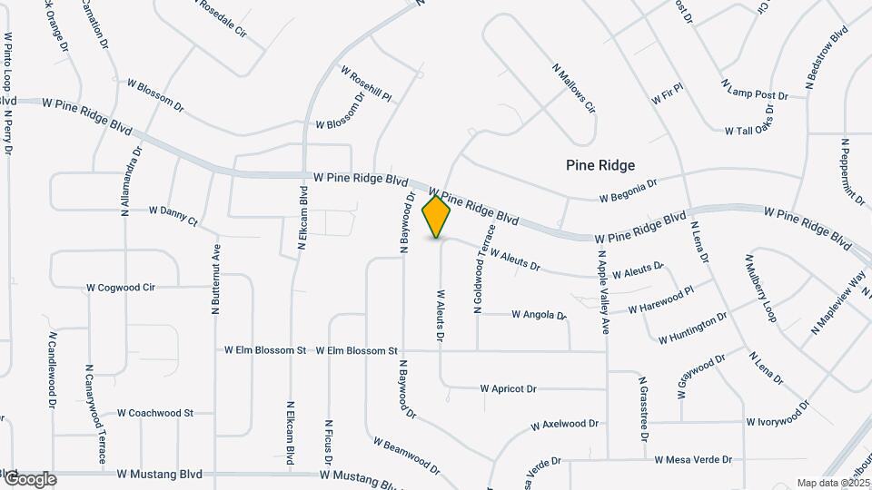 2825 W Aleuts Dr Map and Location Details