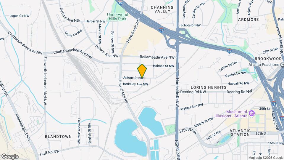 748 Antone St NW Map and Location Details