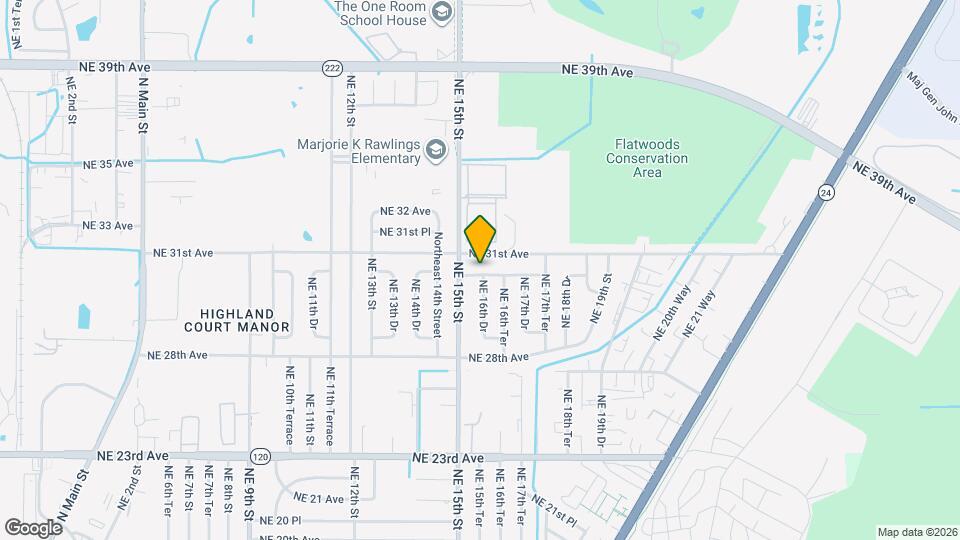 1516 NE 30th Ave Map and Location Details