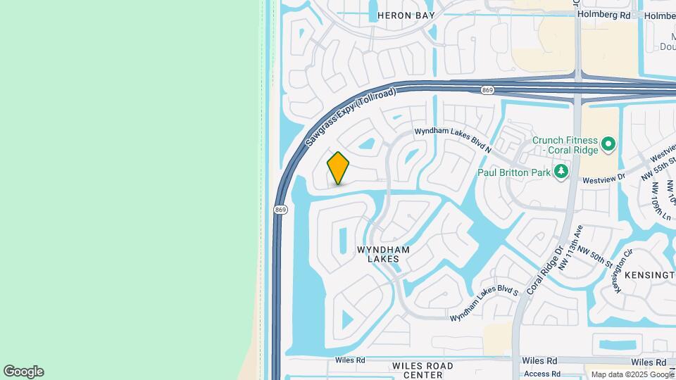 12418 NW 53rd St Map and Location Details