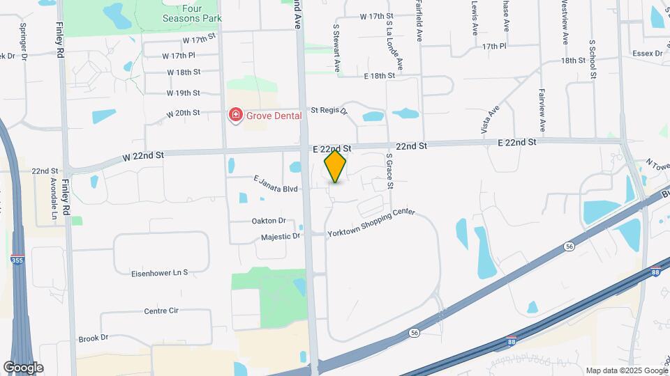 2233 S Highland Ave Map and Location Details