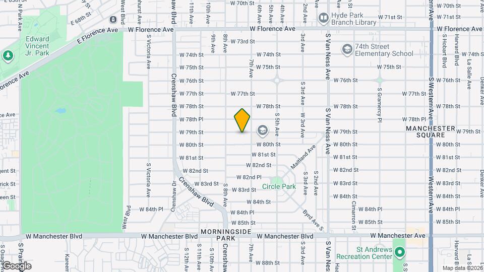 2916 W 79th St Map and Location Details
