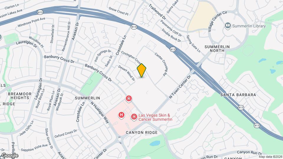 1300 Red Gable Ln Map and Location Details