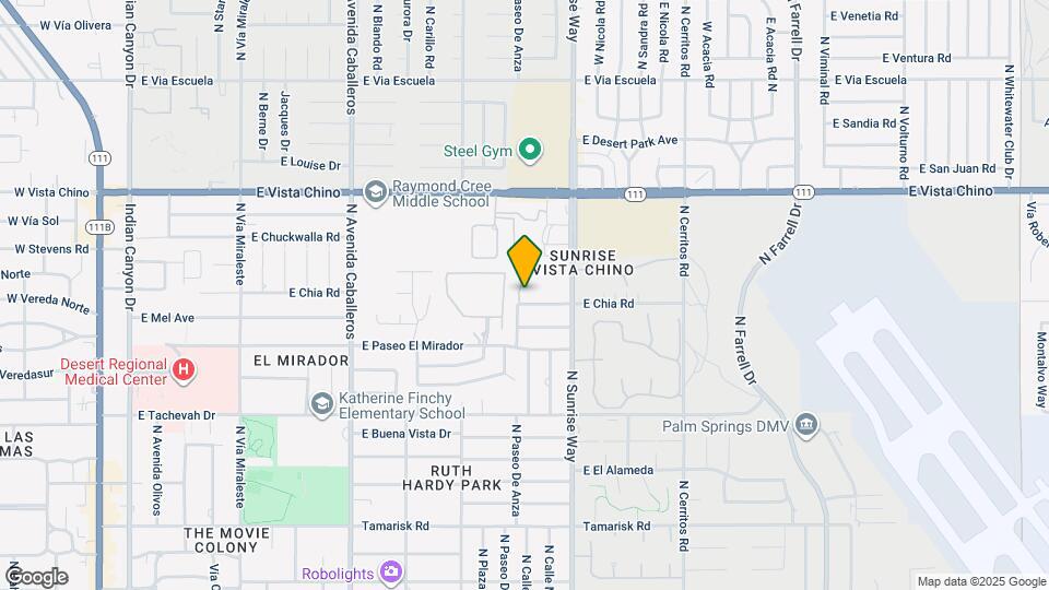 1405 N Sunrise Way Map and Location Details