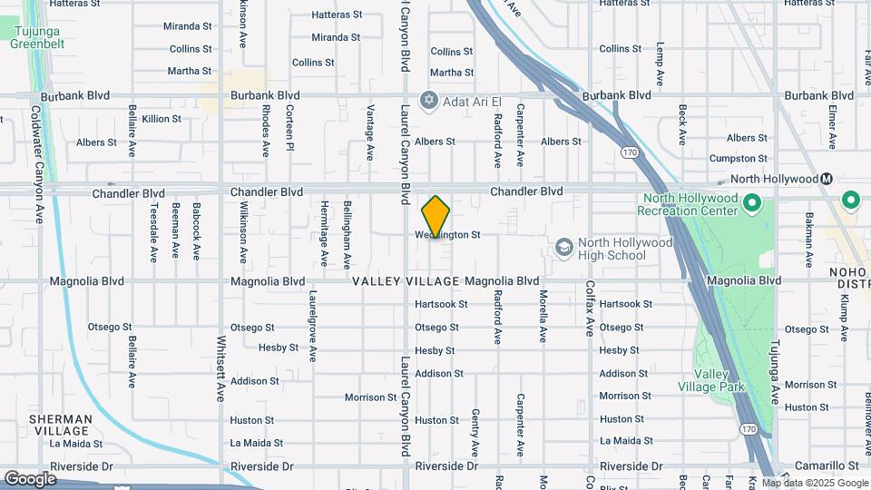 5246 Agnes Ave Mapa y Detalles de la Ubicación