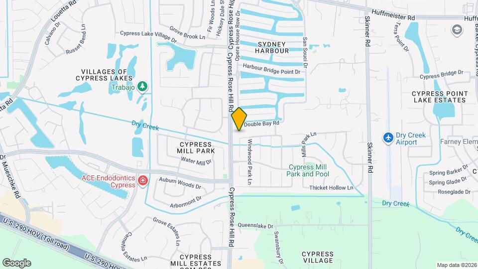 18122 Cypress Valley Ln Map and Location Details