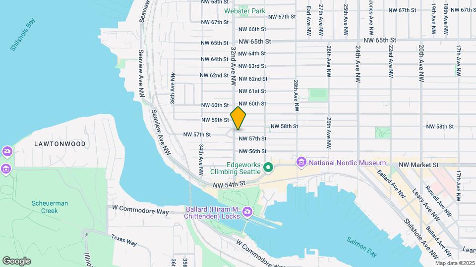 5708 32nd Ave NW Map and Location Details