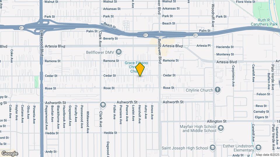 9626-9630 Cedar St Map and Location Details