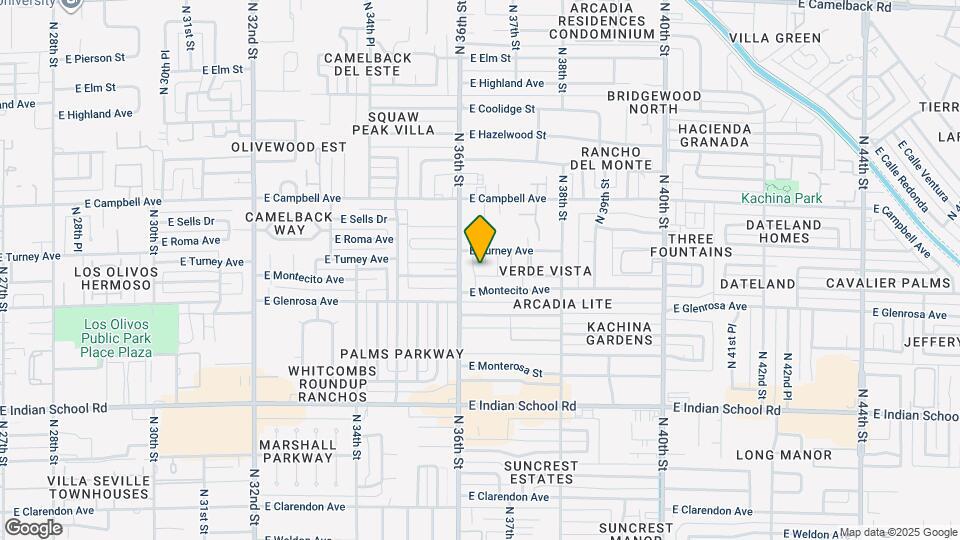 4352 N 36th Plz, Unit Unit 3 Map and Location Details