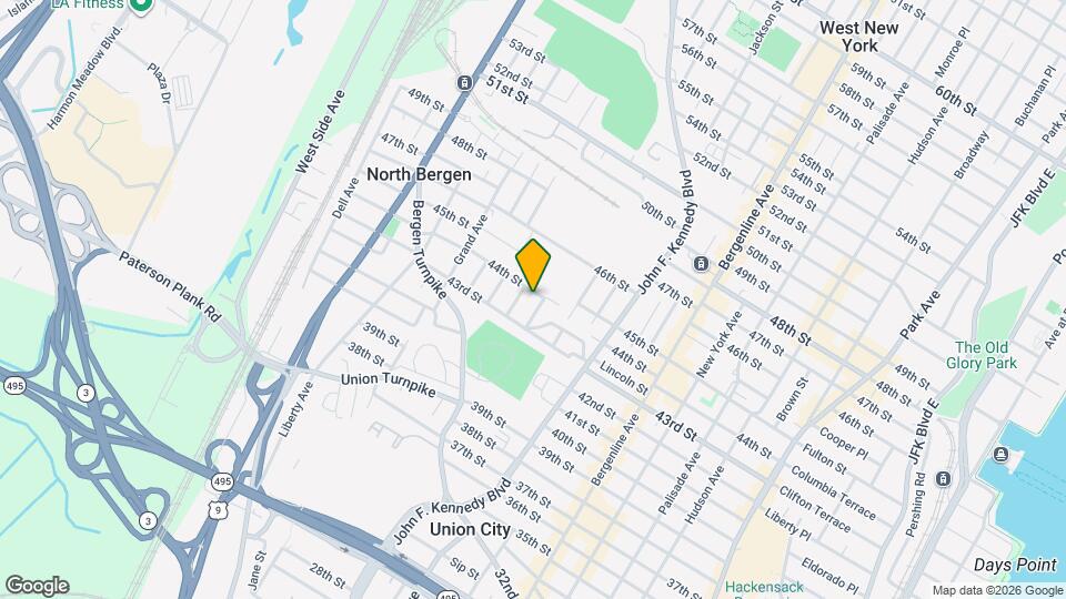1307 44th St Map and Location Details