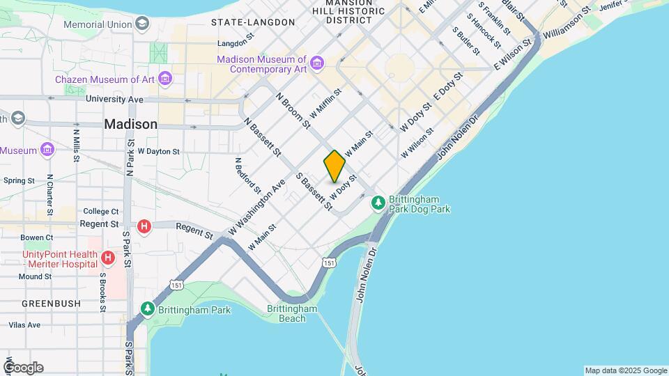 432 W Doty St, Unit 2 Map and Location Details
