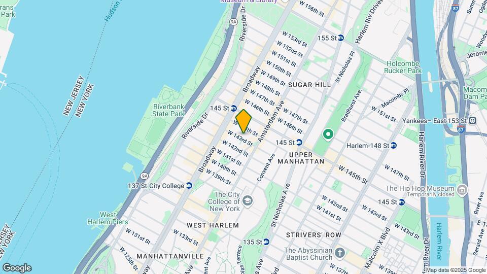 511 W 143rd St Map and Location Details