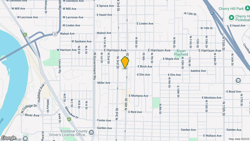 1037 N 4th St Map and Location Details
