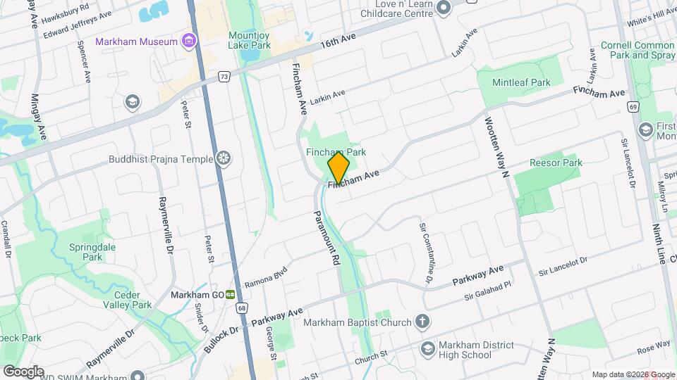 129 Fincham Ave Map and Location Details