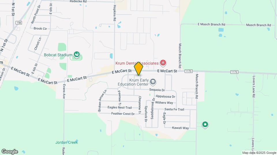 105 Blackforest Rd Map and Location Details