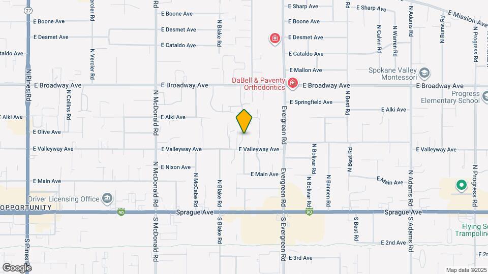 504 N Mayhew Ln Map and Location Details