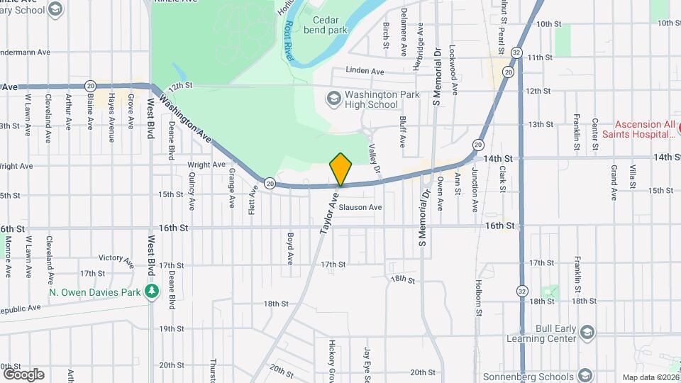 2109 Washington Ave Mapa y Detalles de la Ubicación