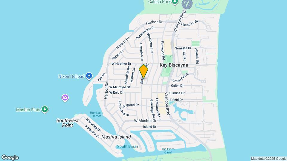 525 Ridgewood Rd Map and Location Details