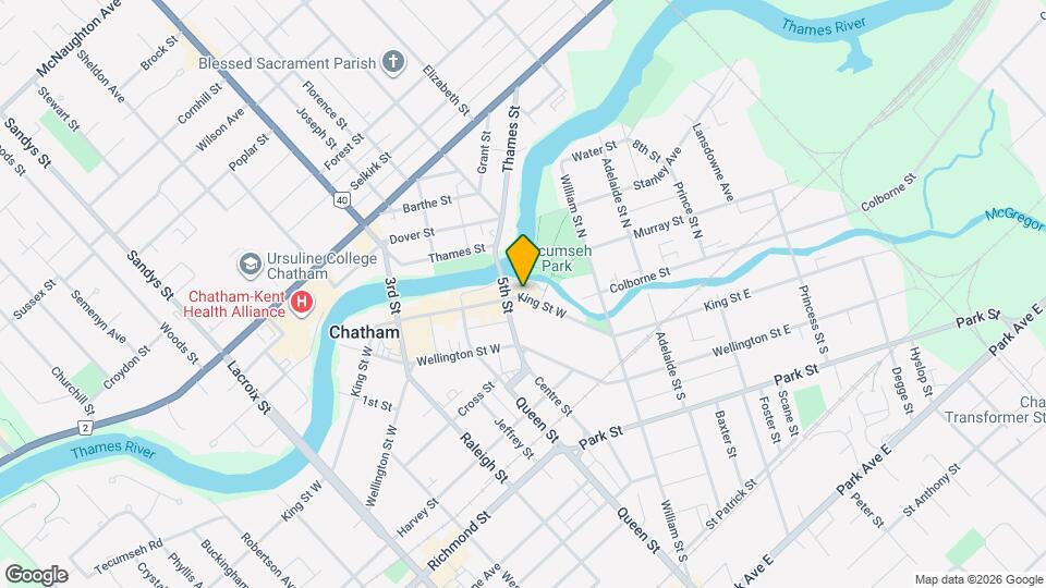 The Boardwalk on the Thames Map and Location Details