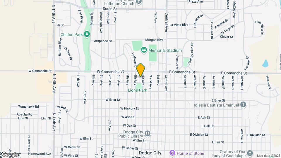 1705 3rd Ave Map and Location Details