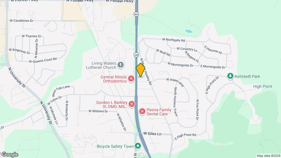 623 W Shoshone Rd Map and Location Details