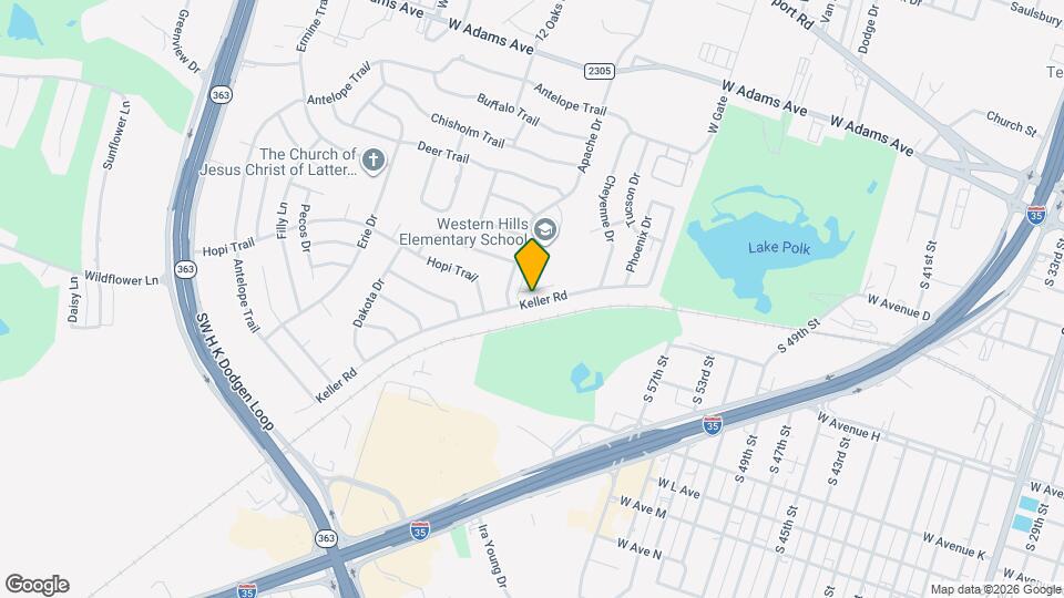 3308 Keller Rd Map and Location Details