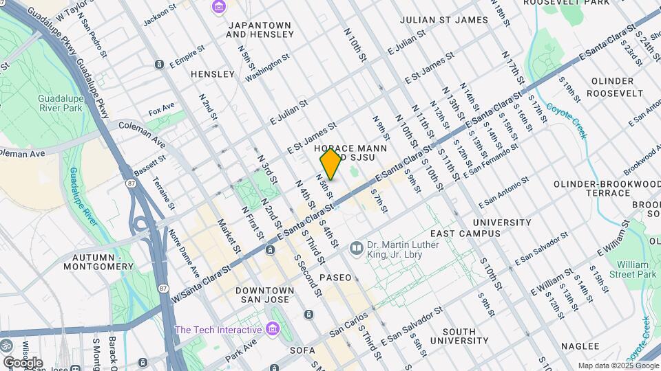 54 N 5th St Map and Location Details