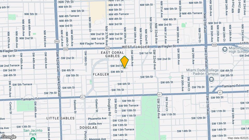 3513 SW 4th St Map and Location Details