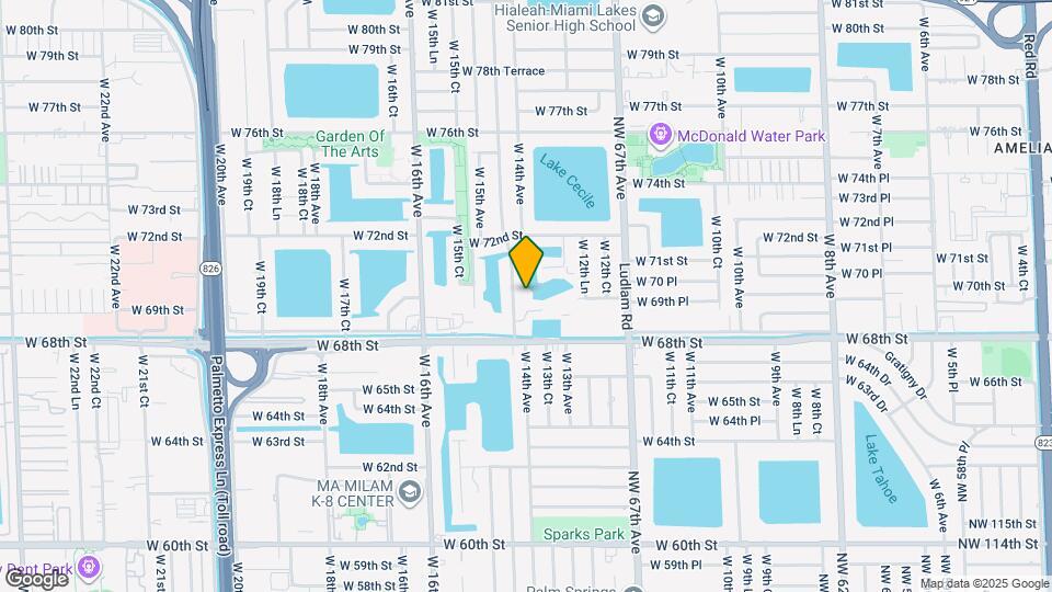6961 W 14th Ct Map and Location Details