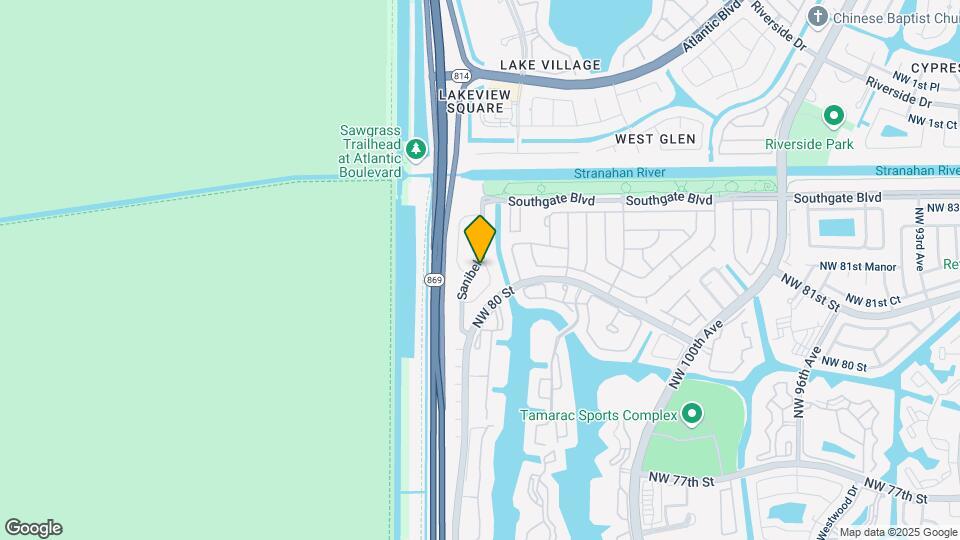 7872 Sanibel Dr Map and Location Details
