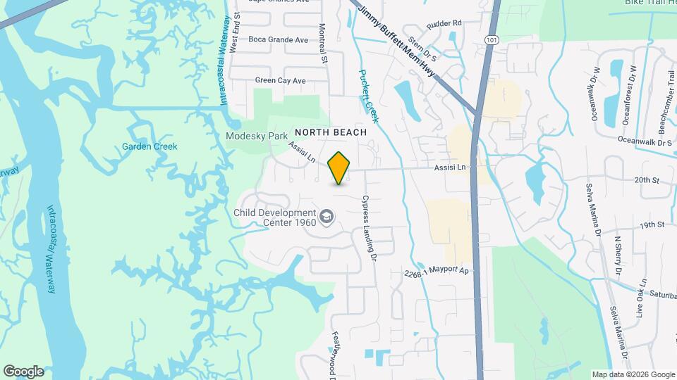 1105 Mimosa Cove Ct W Map and Location Details