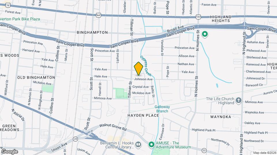 3026 Johnson Ave Map and Location Details