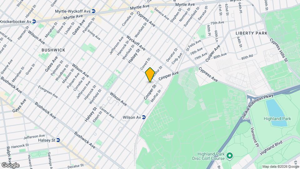 1368 Decatur St Map and Location Details